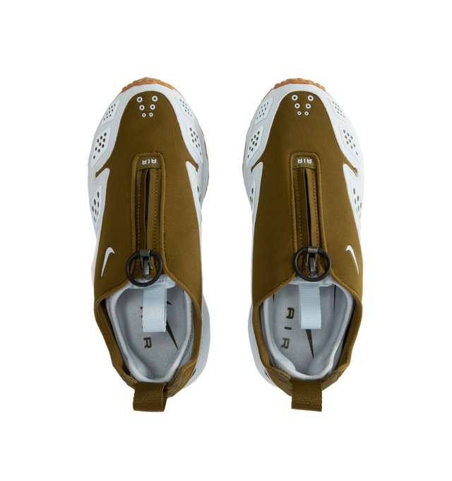 Image 5 of 5 - GREEN - NIKE Air Max SNDR Sneaker featuring Max Air cushioning, Nike Air technology, reflective panels, zip-up shroud, foam midsole and rubber outsole.