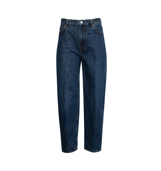 WIDE TAPERED LEG DENIM