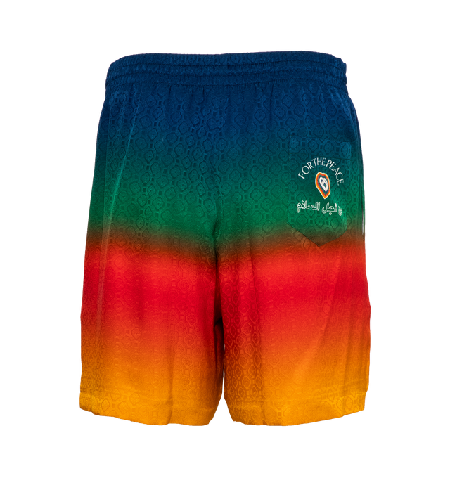 SILK SHORTS WITH DRAWSTRINGS