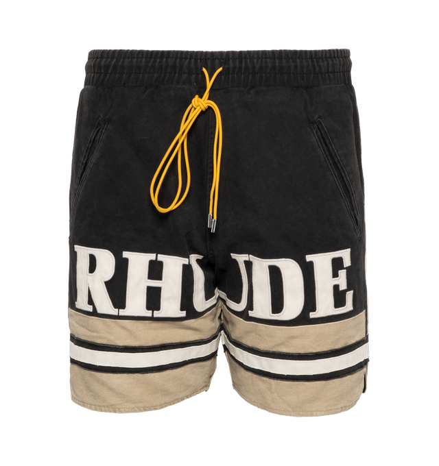 EMBROIDERED LOGO SHORT