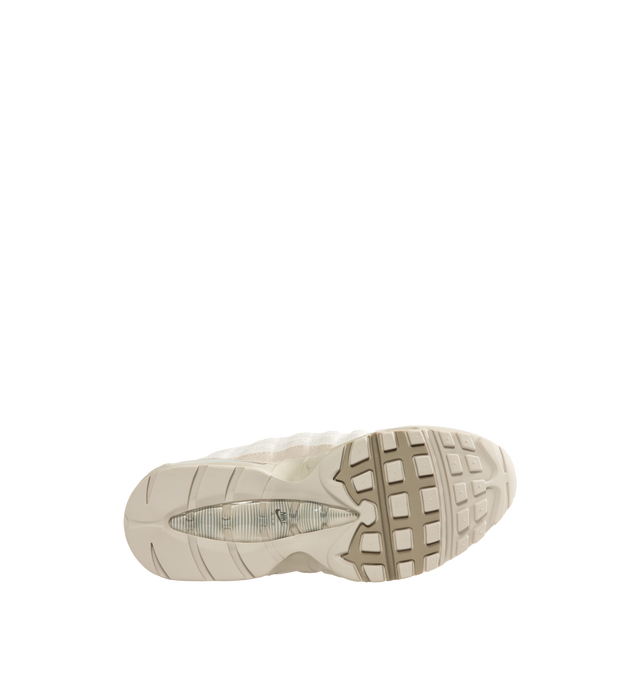 Image 4 of 5 - NEUTRAL - Nike Men's Air Max 95 Big Bubble Sneaker featuring textile and synthetic leather, visible Max Air cushioning, flex grooves in the midsole and outsole, foam midsole and rubber outsole.
