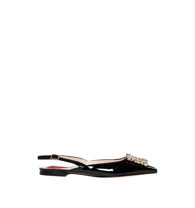 STRASS BUCKLE SLINGBACK
