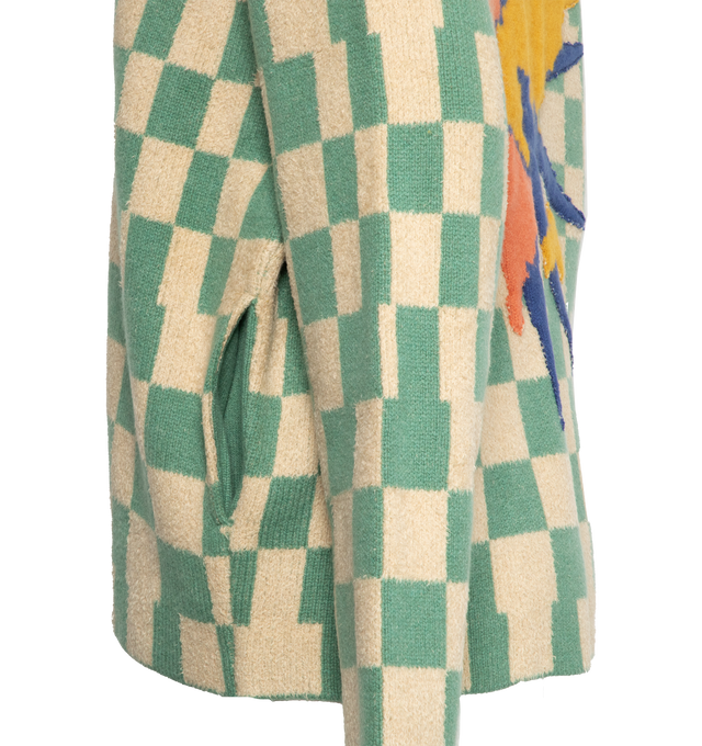 CARDINAL CHECKER CARDIGAN (WOMENS)