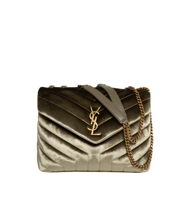 LOULOU SMALL QUILTED VELVET