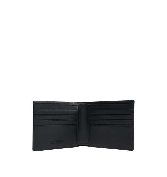 Image 3 of 3 - MULTI - BOTTEGA VENETA Intrecciato Bi-Fold Wallet featuring an airbrushed tri-color pattern, intrecciato calfskin leather, eight card slots, two note compartments and two additional pockets. Calfskin. Made in Italy.