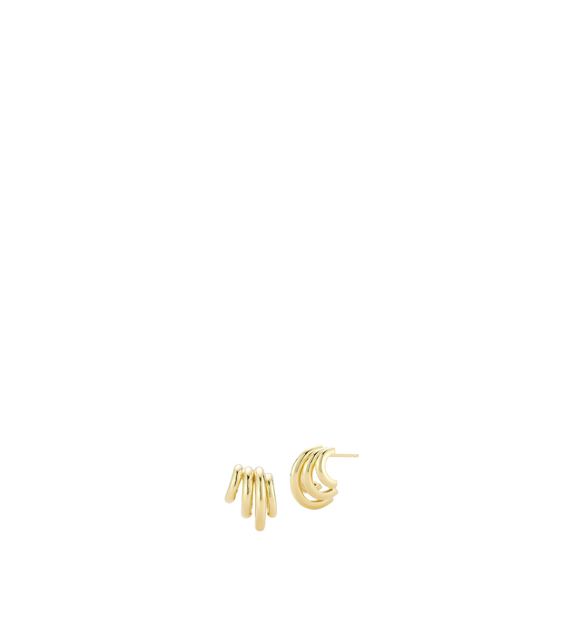 Image 1 of 1 - GOLD - JEMMA WYNNE Forme Arche Earrings featuring 18k Gold, Width - 13.5mm/0.5in and Length - 15.5mm/0.6in. Hirshleifers offers a range of initial pieces from this collection in-store. For personal consultation and detailed information about jewelry, please contact our dedicated stylist team at personalshopping@hirshleifers.com.