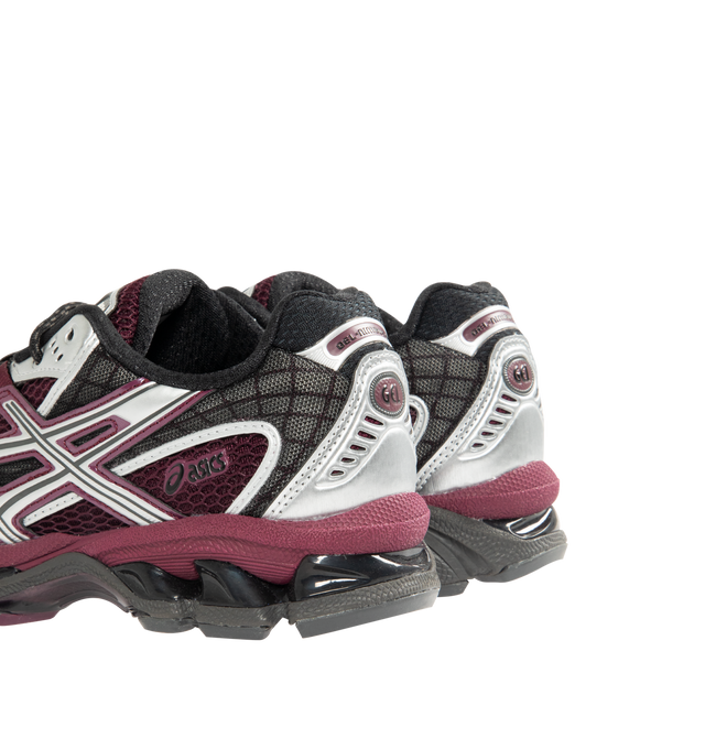 Image 3 of 5 - RED - ASICS Gel-Nimbus 10.1 Sneaker featuring asymmetric mesh upper, TRUSSTIC system, EVA foam midsole and GEL technology.