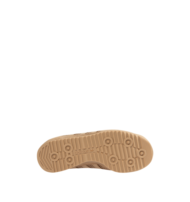 Image 4 of 5 - NEUTRAL - Adidas SL 72 RS lifestyle sneakers inspired by an archival '70s runner. Featuring a waffle-knit textile upper for breathability, suede overlays adding support, an EVA midsole cushion, and a rippled rubber outsole for traction. Unisex style in men's sizing.