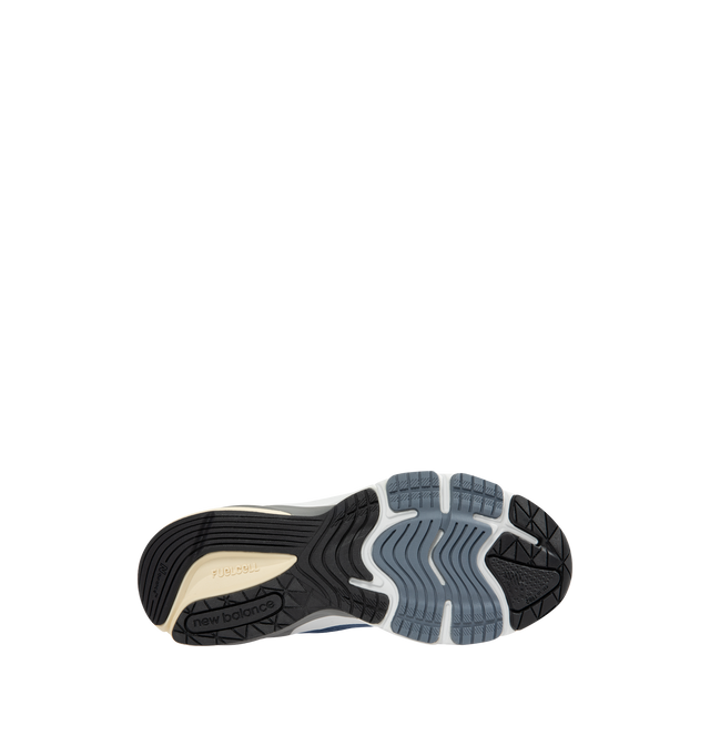 Image 4 of 5 - BLUE - NEW BALANCE 990V6 Sneaker featuring mesh upper, suede overlays, FuelCell foam, ENCAP midsole cushioning combines lightweight foam with a durable polyurethane rim, reflective accents and TPU back tab.