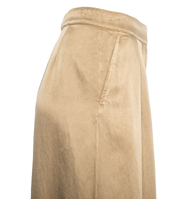 PLEATED WIDE LEG PANTS (WOMENS)