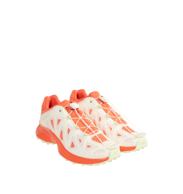 Image 2 of 5 - ORANGE - SALOMON XT-Whisper Sneaker featuring Quicklace system, Contagrip outsole, round stiffened toe and reinforced heel counter.