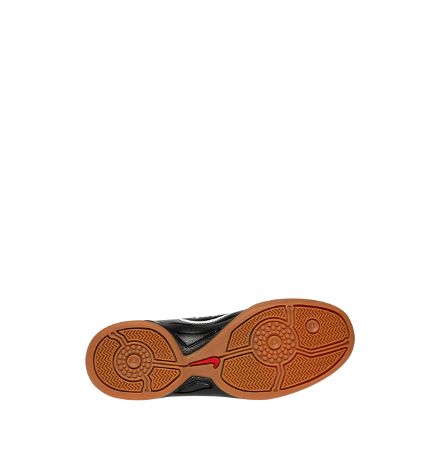 Image 4 of 5 - BLACK - NIKE Total 90 Sneaker featuring original quilted upper, asymmetrical lacing, synthetic leather, a flat rubber sole, low-cut silhouette, padded collar and foam midsole.