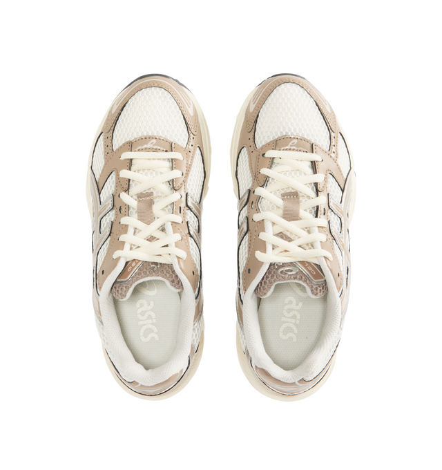 Image 5 of 5 - WHITE - Asics GEL-1130 Sportstyle Retro Sneaker featuring late 2000s runner aesthetic reimagined with overlays and breathable mesh underlays, GEL technology cushioning for excellent shock absorption.