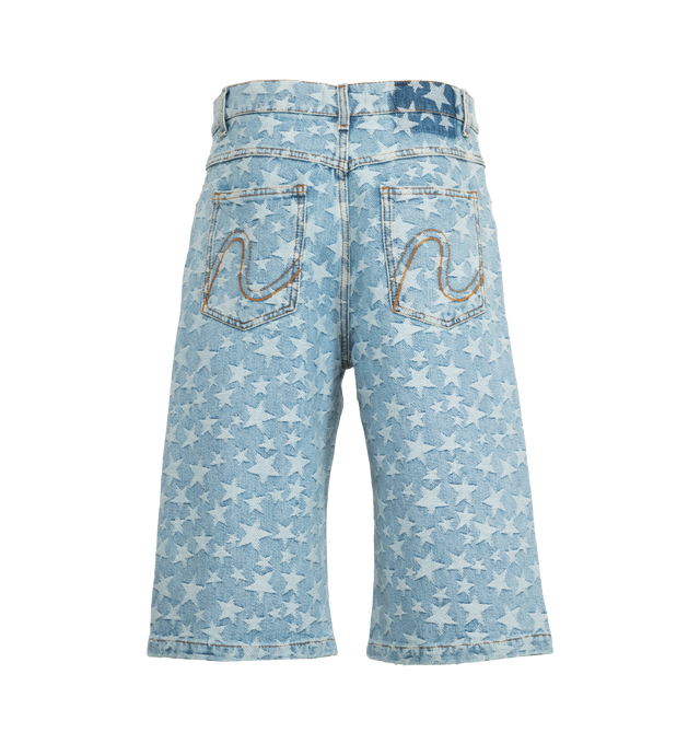 STAR DENIM SHORTS