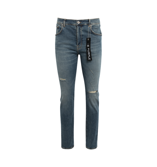 THRASHED TINTED INDIGO