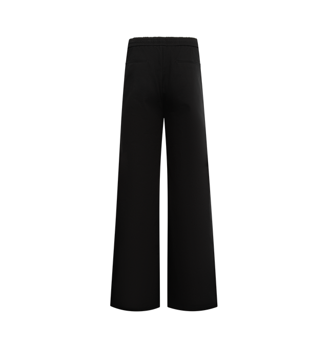 Image 2 of 3 - BLACK - AMIRI MA Chateau Pant featuring relaxed construction, elastic waistband, seasonal logo embroidery, side pockets and straight-leg cut. 100% cotton.