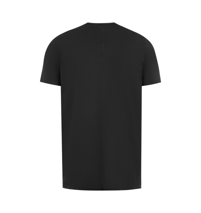 Image 2 of 2 - BLACK - DRKSHDW Level T-shirt featuring organic cotton jersey T-shirt, garment-dyed, crewneck, graphic and text printed at front, offset shoulder seams and central seam at back. 100% cotton. Made in Portugal.