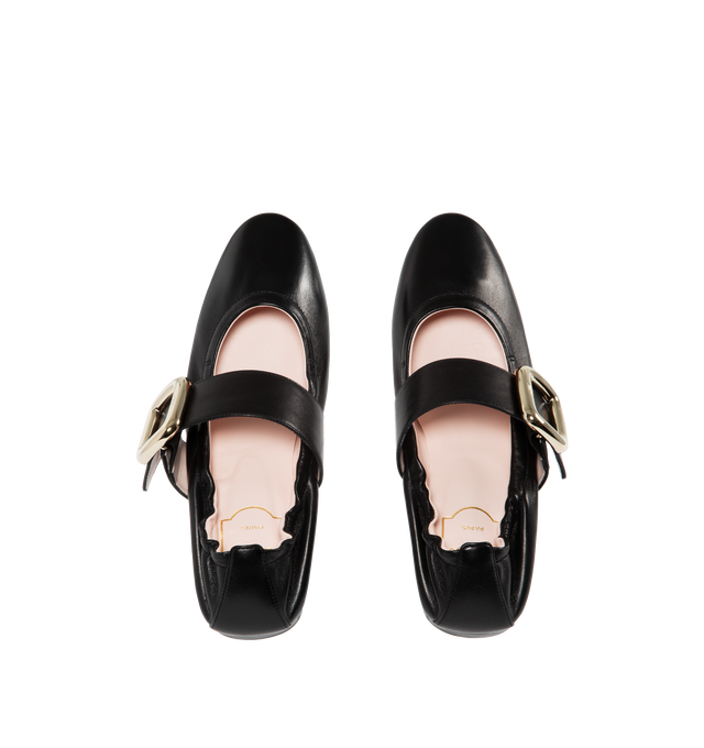 BUCKLE STRAP BABIES FLATS