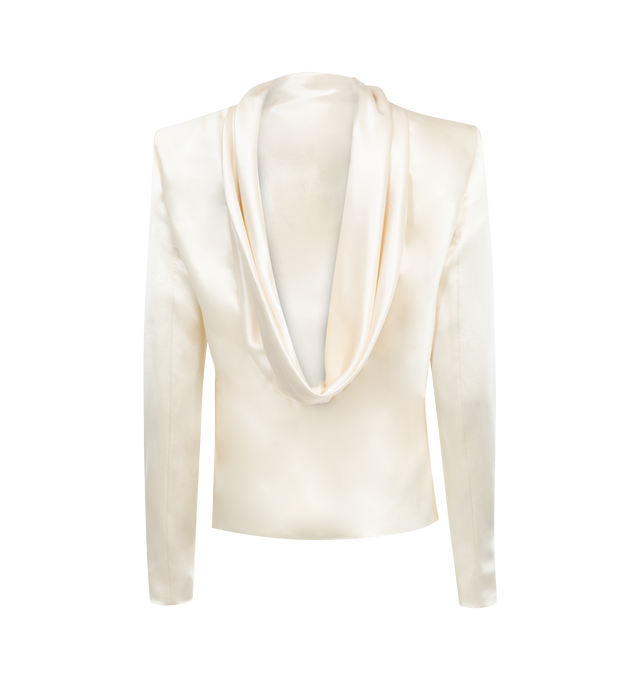 COWL-BACK BLOUSE (WOMENS)