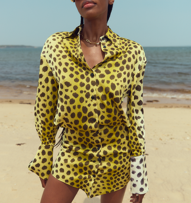 SILVYE MINI DRESS CHEETAH PRINT (WOMENS)