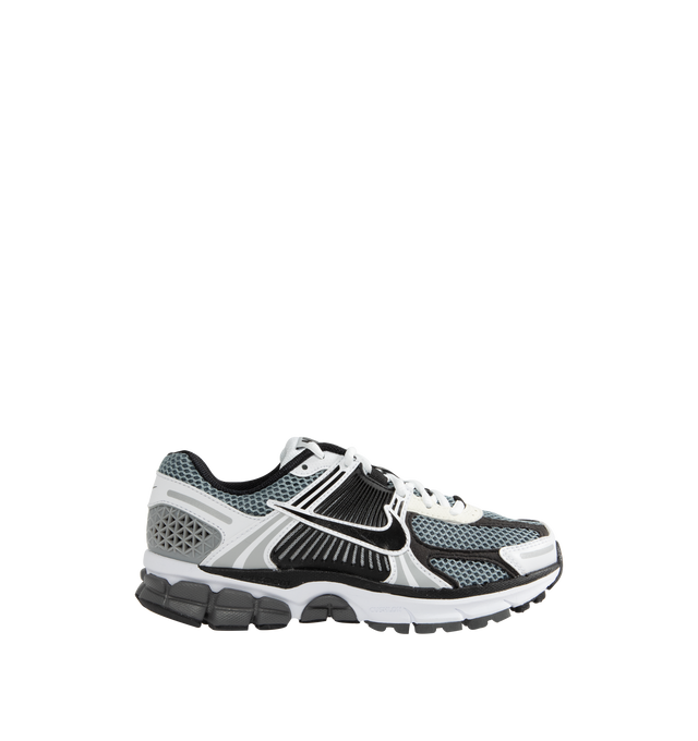 Image 1 of 5 - BLACK - Nike Zoom Vomero 5 Sneakers are lace-up sneakers featuring mesh with TecTuff and utilitarian overlays that are breathable and durable, cushlon foam with Zoom Air cushioning and rubber tread.