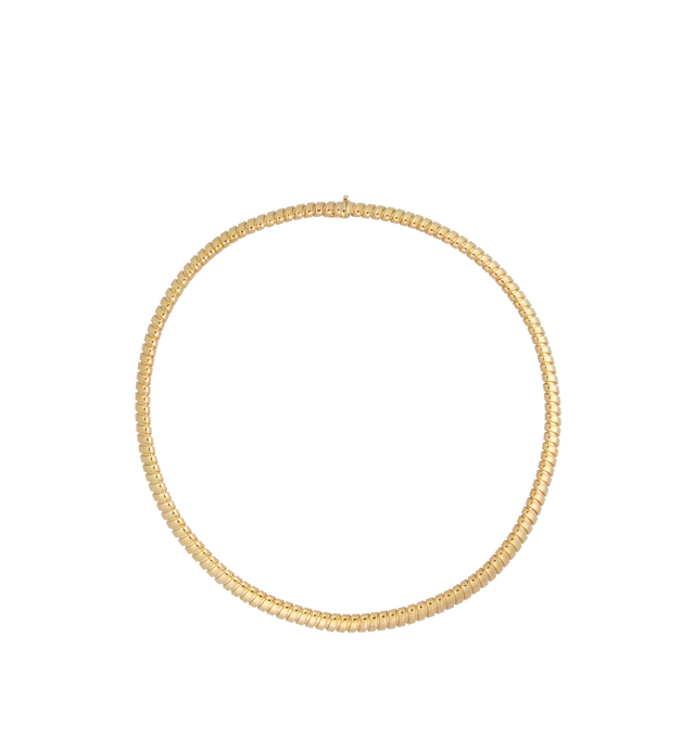 Image 1 of 1 - GOLD - SIDNEY GARBER Collana Single Band Necklace featuring 18k yellow gold, 7.5mm and 16 inches long. Hirshleifers offers a range of initial pieces from this collection in-store. For personal consultation and detailed information about jewelry, please contact our dedicated stylist team at personalshopping@hirshleifers.com. This item may be restricted for online purchase to international clients. For assistance purchasing this item please contact our dedicated stylist team at personalshopping