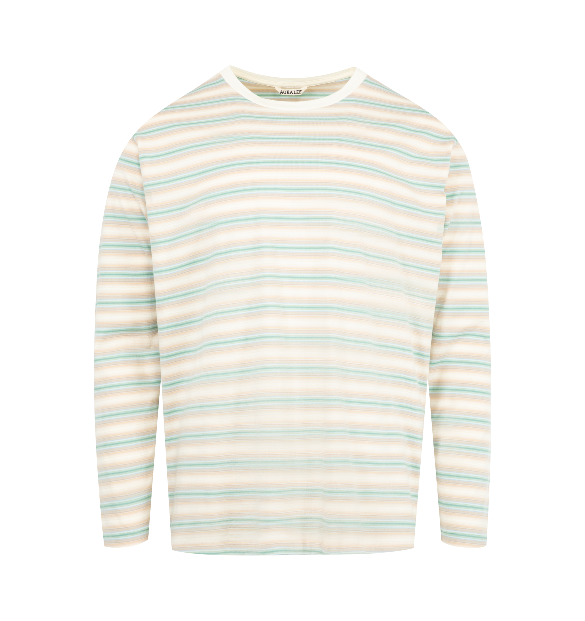 トップス AURALEE GRADIENT STRIPE JERSEY TEE 4 GRADIENT STRIPE JERSEY TEE (MENS) – HIRSHLEIFERS