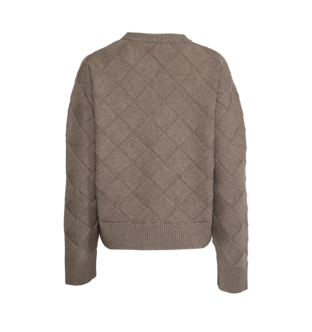 TEXTURED DIAMOND SWEATER (WOMENS)