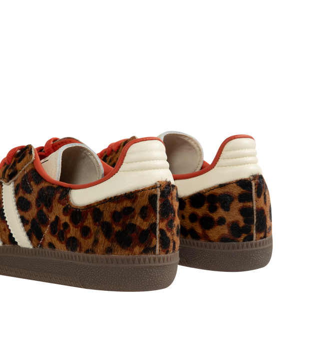 Image 3 of 5 - BROWN - ADIDAS Samba OG Sneaker featuring regular fit, lace closure, pony hair upper, synthetic lining and rubber outsole.