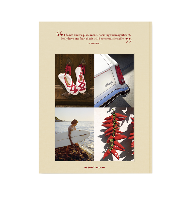 Image 3 of 4 - MULTI - Assouline Books Biarritz Basque by Author Frdric Beigbeder. Linen hardcover book with 288 pages featuring over 200 illustrations. Language: English. Dimensions: W 10 x L 13 x D 1.5. On the southern coast of France, there is an idyllic town that has hosted such luminary visitors as Napolon III and Coco Chanelyet its also a surfers paradise. This captivating anomaly is none other than Biarritz.