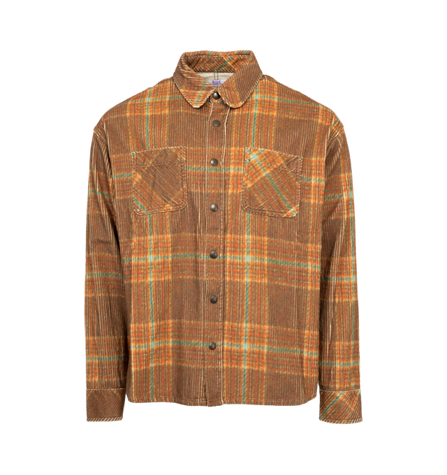 CORDUROY PRINTED OVERSHIRT (UNISEX)
