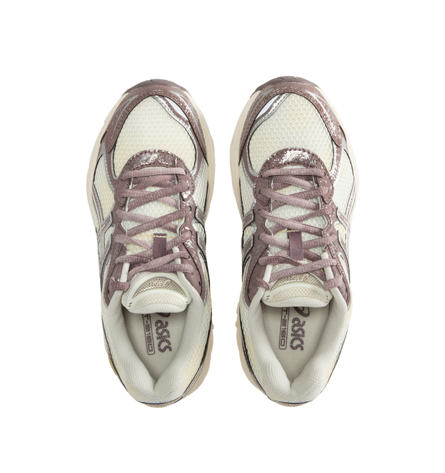 Image 5 of 5 - NEUTRAL - ASICS GT-2160 sneaker pays homage to the technical design language from the GT-2000 series in the early 2010s. Inspired by oxidized metal, this shoe features worn-in blemishes on the overlays and mesh that give the shoe and aged appearance. Other influential details from the 2010s include a segmented midsole structure and GEL technology inserts for advanced cushioning underfoot. This combination creates an industrial aesthetic that's met with advanced cushioning properties.