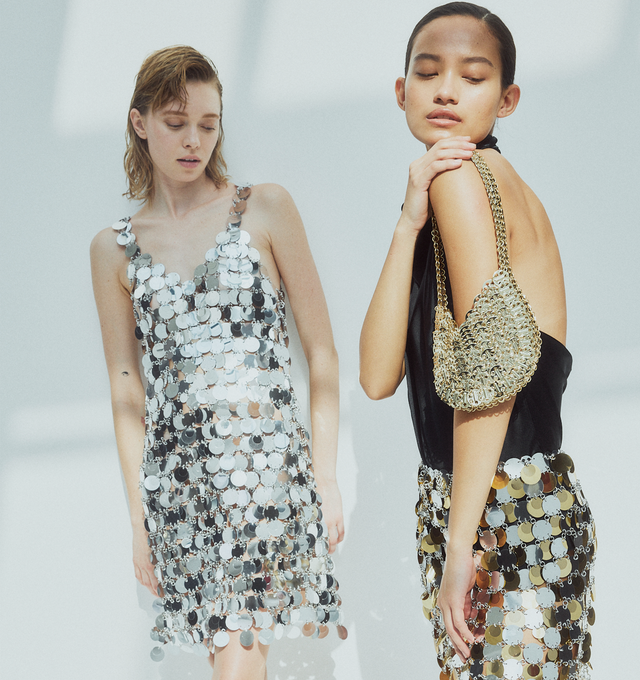 SEQUIN ROBE DRESS