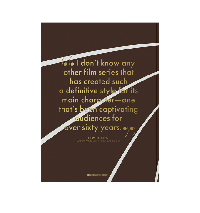 Image 3 of 4 - BROWN - Assouline Books James Bond Style by Lindy Hemming, Linen hardcover book with 336 pages featuring over 200 illustrations. Language: English. Dimensions: W 10 x L 13 x D 1.5. Explore iconic fashion from all 25 Bond films, highlighting not only 007's legendary looks but also those of his foes, love interests, and colleagues with this book. With insights from Academy Award-winning costume designer Lindy Hemming and contributions from top designers like Tom Ford and Donatella Versace, it c