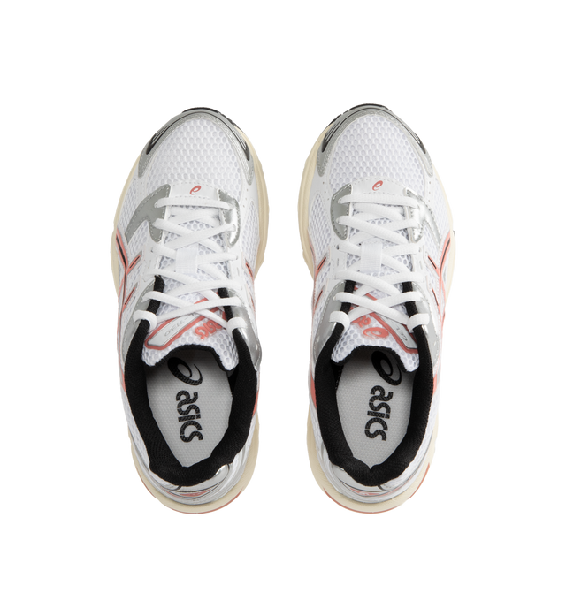 Image 5 of 5 - WHITE - Asics GEL-1130 Sportstyle Retro Sneaker featuring late 2000s runner aesthetic reimagined with overlays and breathable mesh underlays, GEL technology cushioning for excellent shock absorption.