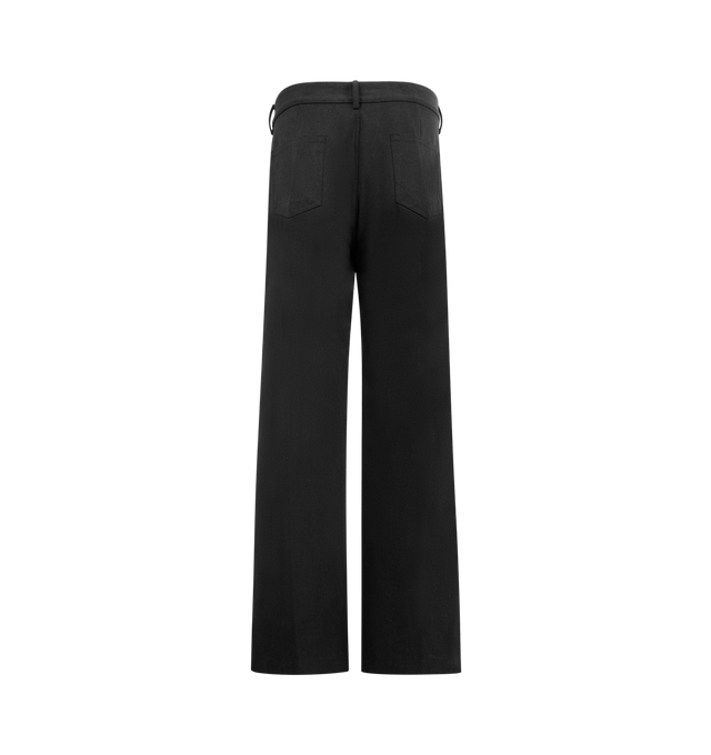 Image 2 of 3 - BLACK - RICK OWENS Geth Jeans featuring a five-pocket design, concealed buttoned front, belt loops and straight leg. Made in Italy.