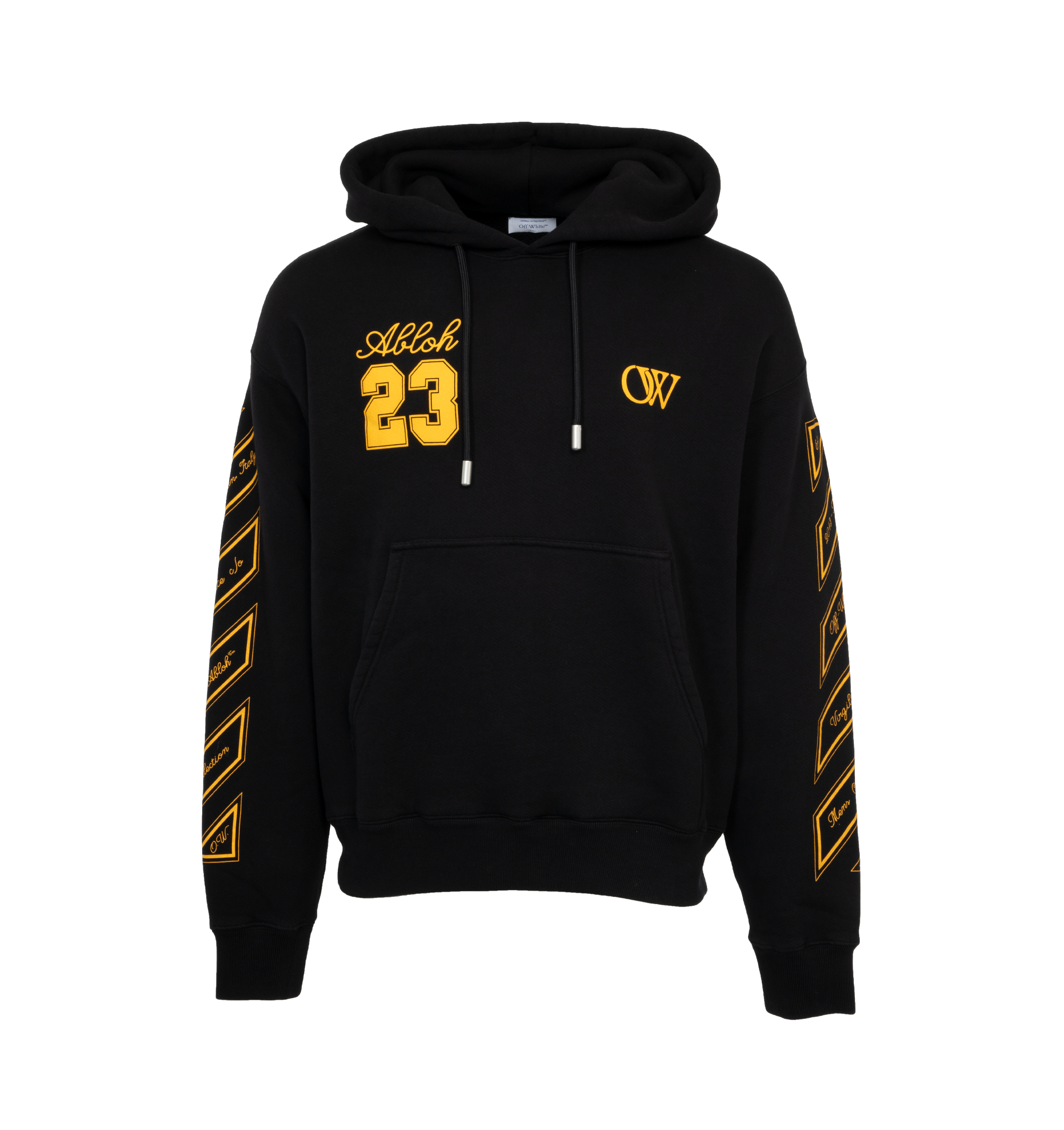 Off white hoodie mens black hotsell