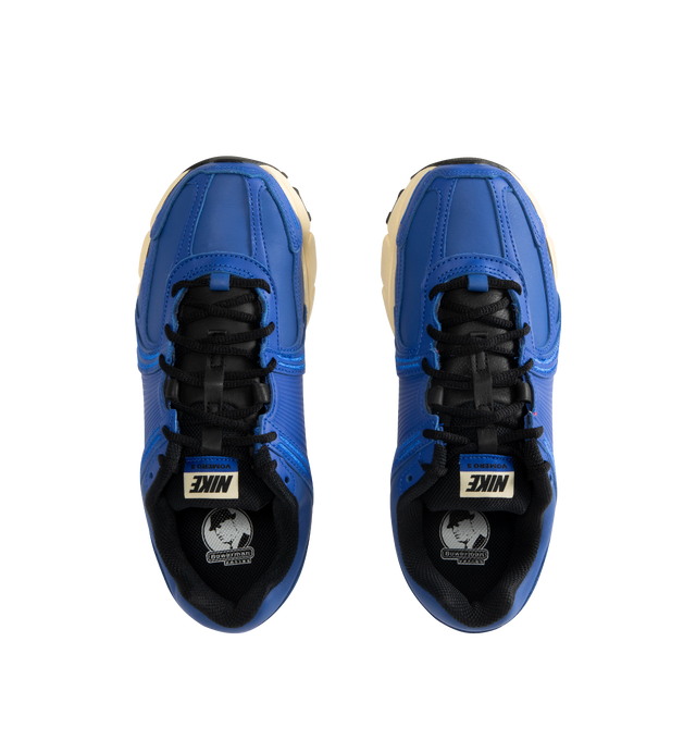 Image 5 of 5 - BLUE - NIKE Zoom Vomero 5 Sneaker featuring full-grain leather on the upper, Zoom Air cushioning and rubber outsole.