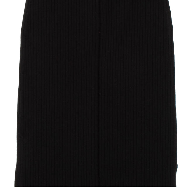 RIB KNIT DIAMOND NECK DRESS