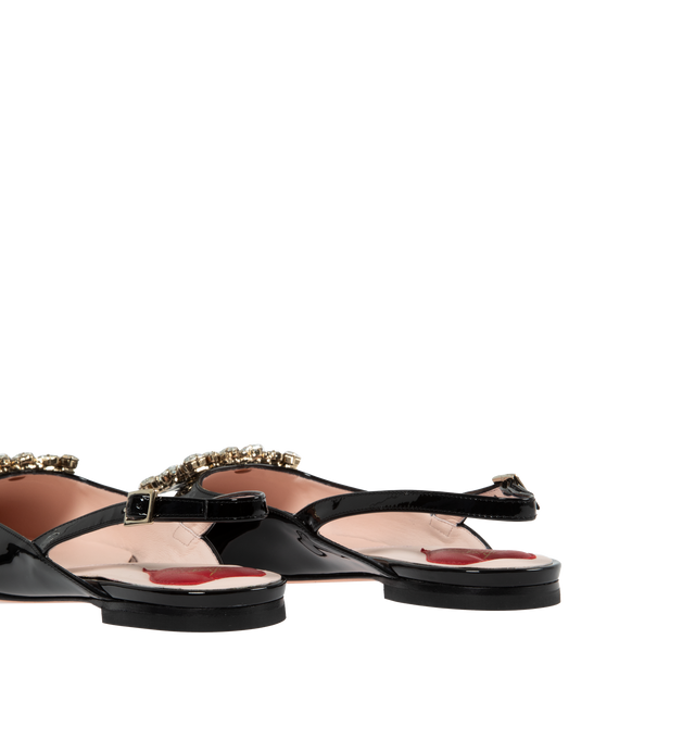 STRASS BUCKLE SLINGBACK