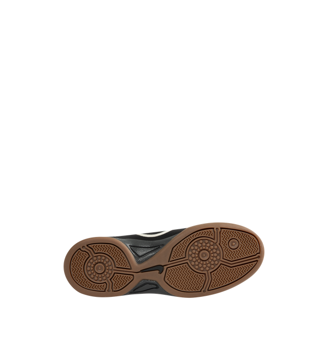 Image 4 of 5 - BLACK - NIKE Total 90 Sneaker featuring a matte finish, embroidered Swooshes, crochet-like laces and a gum rubber outsole.