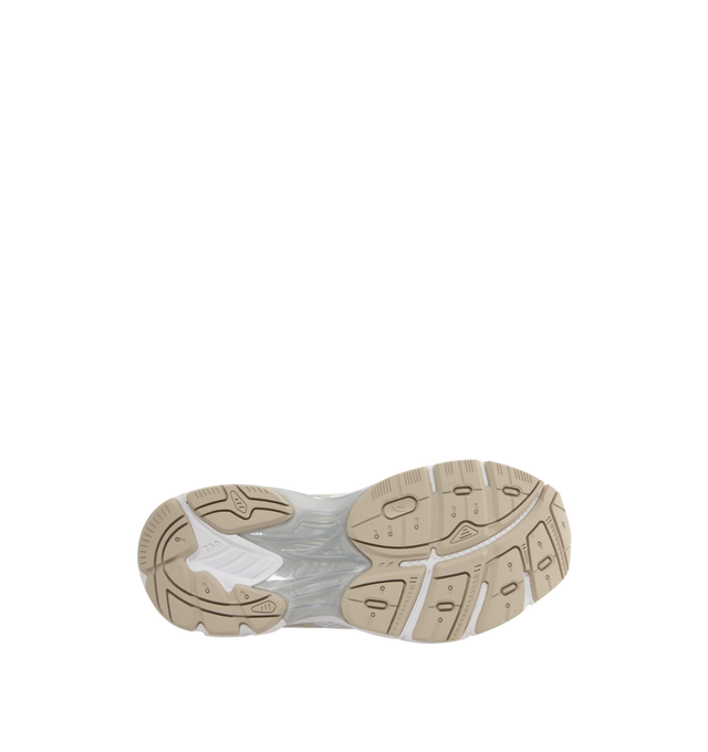 Image 4 of 5 - NEUTRAL - Asics GT-2160 sneaker with a sleek aesthetic and wavy forefoot sculpting, featuring a segmented midsole structure and GEL technology inserts for advanced cushioning. Unisex style in men's sizing.