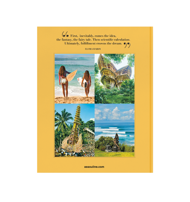 Image 3 of 5 - MULTI - Assouline Books Bali Mystique by Author Elora Hardy. Linen hardcover book with 312 pages featuring over 200 illustrations. Language: English. Dimensions: W 10 x L 13 x D 1.5. Surf mecca, tropical paradise, bamboo architecture hub, Island of the GodsBali contains multitudes. Cliffside villas, endless rice terraces and the lively surfing community come together to create a vibrant portrait of Bali, complete with the kindness and warmth of its people.