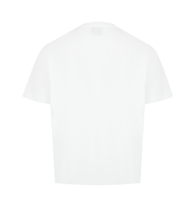 Image 2 of 2 - WHITE - CASABLANCA The Essential Experience T-Shirt featuring short-sleeves, printed graphic on front, organic cotton fabric, crew neck, cotton jersey fabric and regular fit. 100% organic cotton. Made in Portugal.