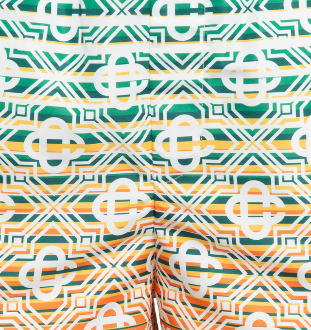 MONOGRAM PRINTED SWIM TRUNKS (MENS)