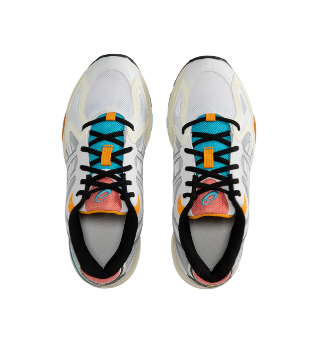 Image 5 of 5 - WHITE - ASICS GEL-K1011 Sneaker featuring GEL-CUMULUS 17 tooling system, FLYTEFOAM cushioning, FLYTEFOAM PROPEL cushioning, rearfoot and forefoot GEL technology, synthetic fiber outer, rubber sole and lace-up fastening. Unisex style in men's sizing.