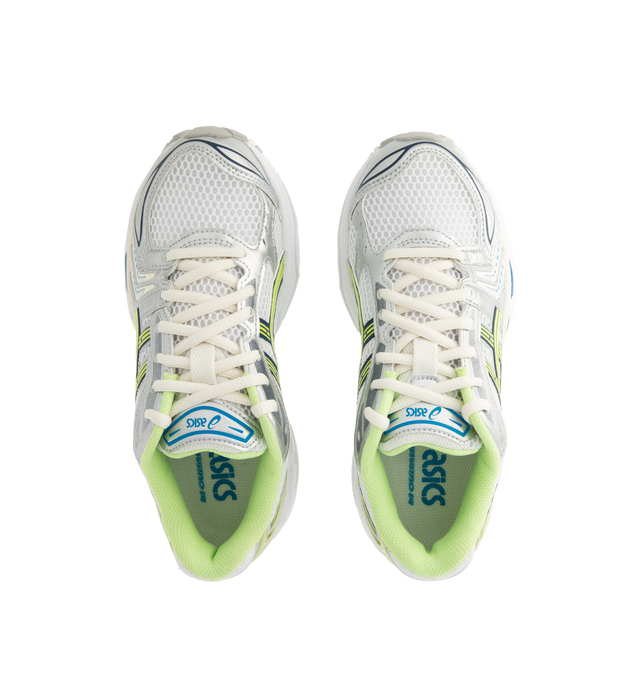 Image 5 of 5 - MULTI - Asics GEL-Kayano 14 Sneakers are lace-up style with rip-stop underlays, GEL cushioning, and TRUSSTIC support system. Unisex style in men's sizing.
