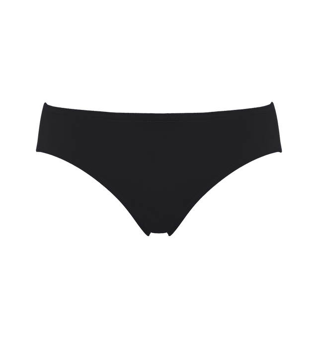 Image 1 of 6 - BLACK - ERES Success Bikini Briefs featuring a classic bikini brief style with a low rise waistline. 84% Polyamid, 16% Spandex. Made in France. 