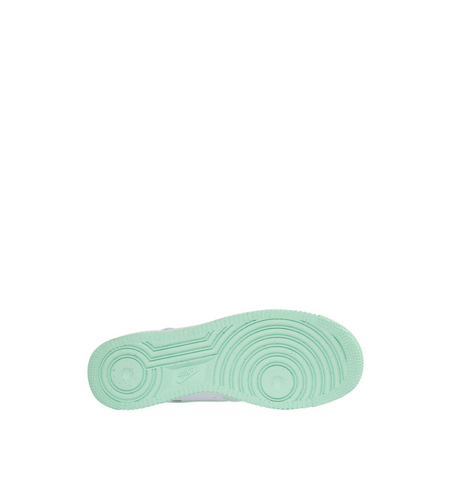 Image 4 of 5 - GREEN - NIKE Air Force 1 '07 Premium featuring padded collar, leather and textile upper, textile lining and rubber sole.