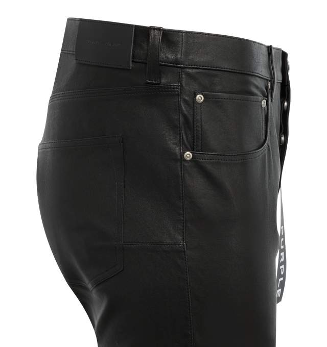 STRETCH LEATHER SKINNY PANT